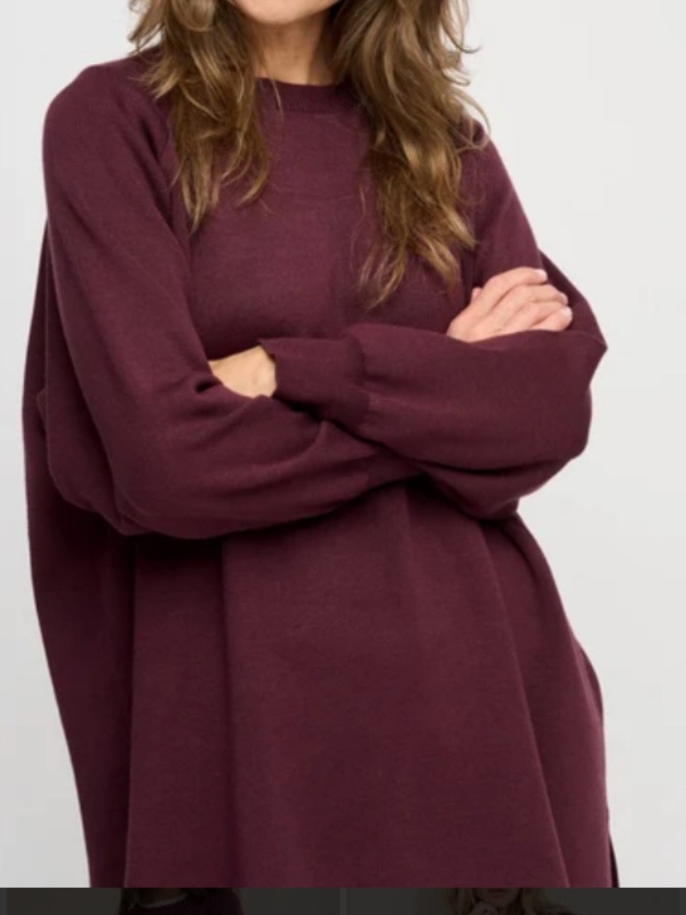 BB Dakota By Steve Madden Olivia Port Sweater Dress NWOTS
